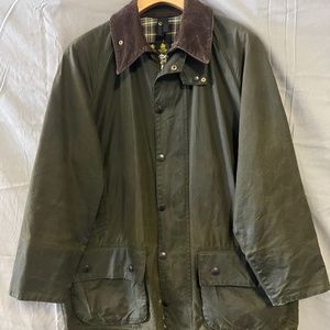 Barbour Beaufort oil skin jacket